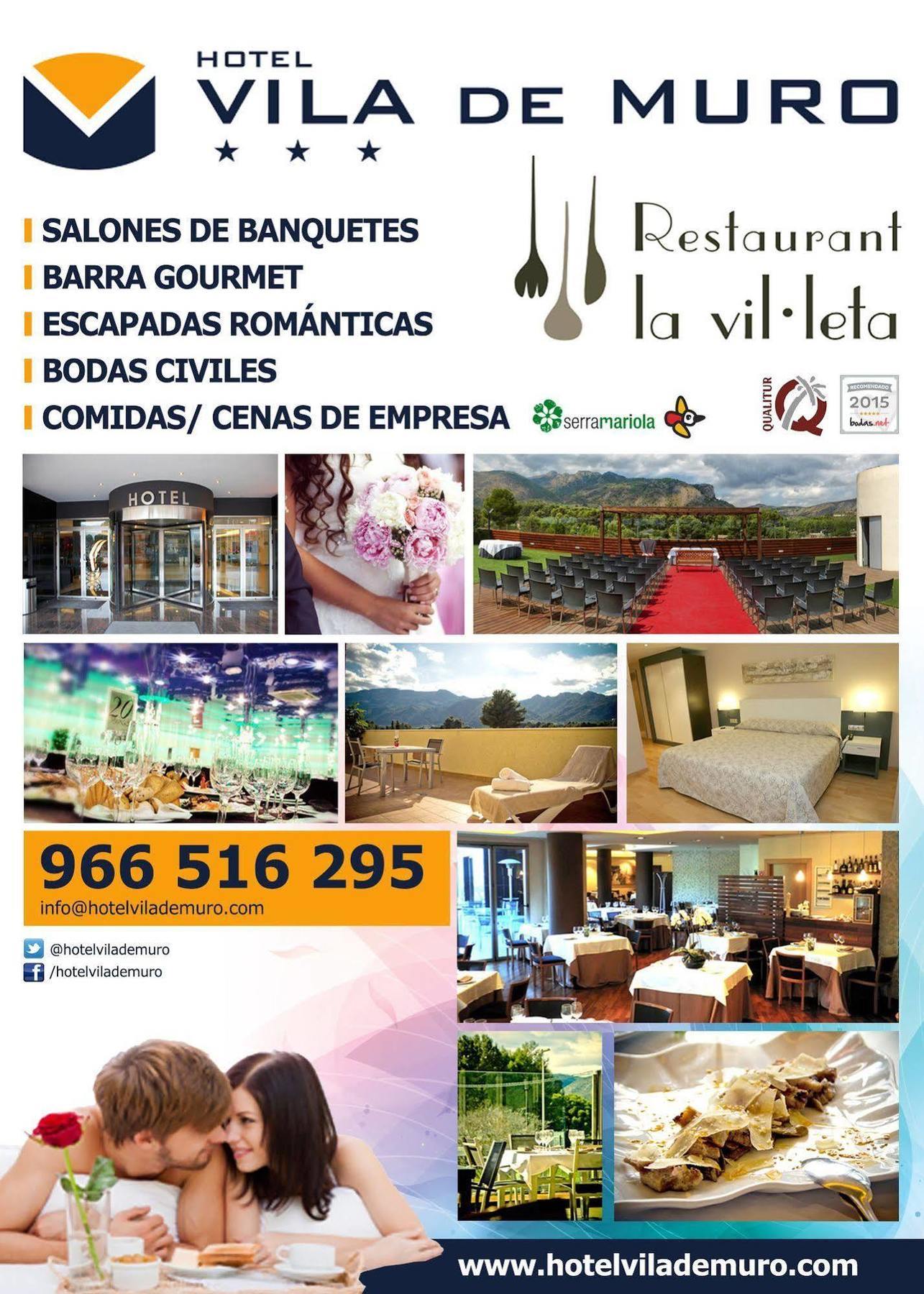 Hotel Vila De Muro Muro de Alcoy Zewnętrze zdjęcie